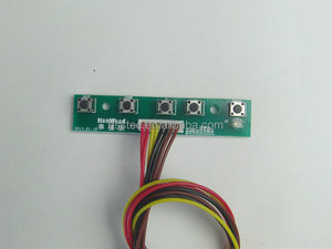 Universelle 5-Tasten-Tastatur LCD-Display-Tastatur 5-Bit-Taste Universal-Treiber platine Universal-Tastatur mit Kabel
