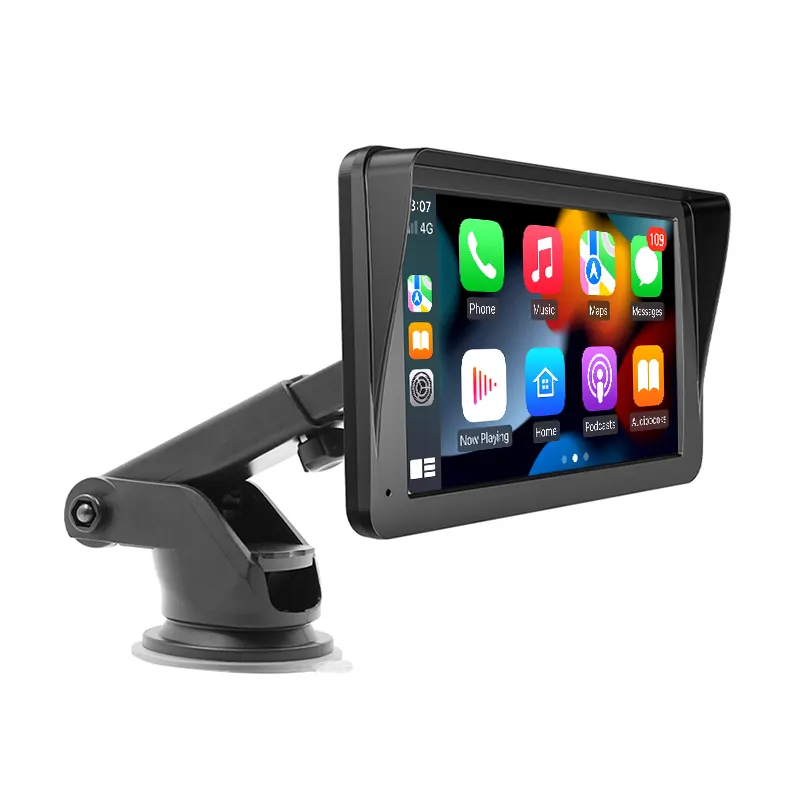 נייד אלחוטי לרכב סטריאו 7 אינץ' HD CarPlay Touch ScreeP5 נגן עם נגן וידאו CarPlaink נגן וידאו