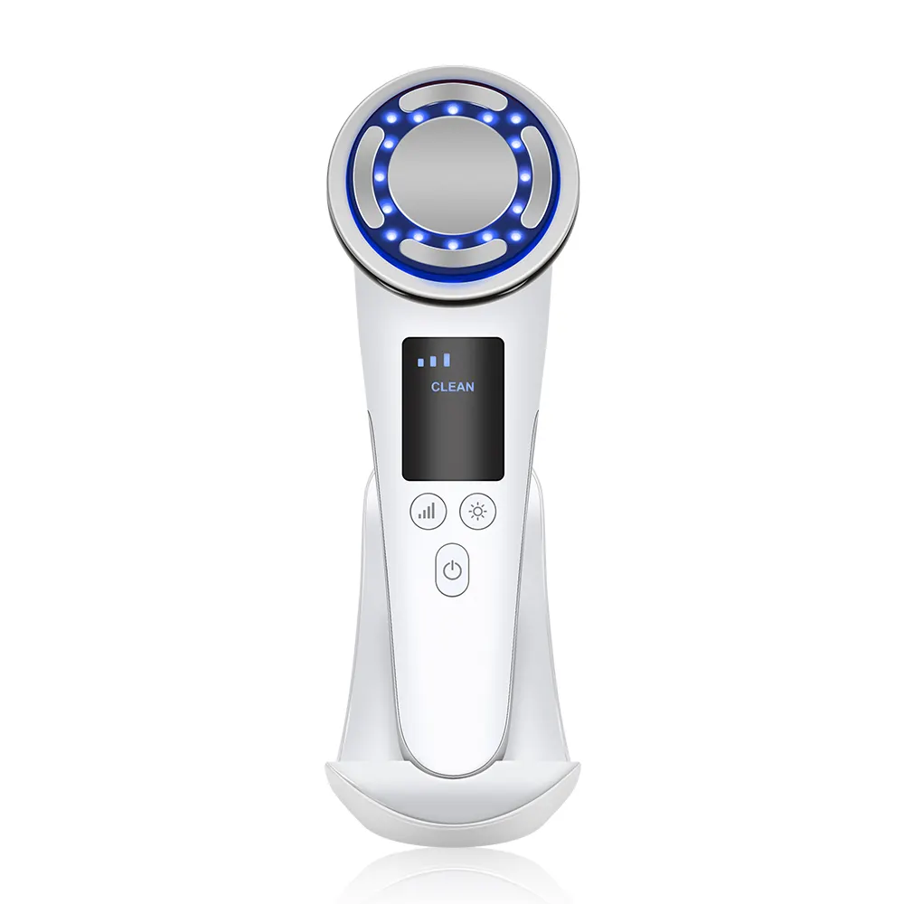 Masseur de visage à ultrasons LED Photon Care Galvanic Skin Cleaner Ion Sonic Ultrasound Facial Lift SPA Beauty Device