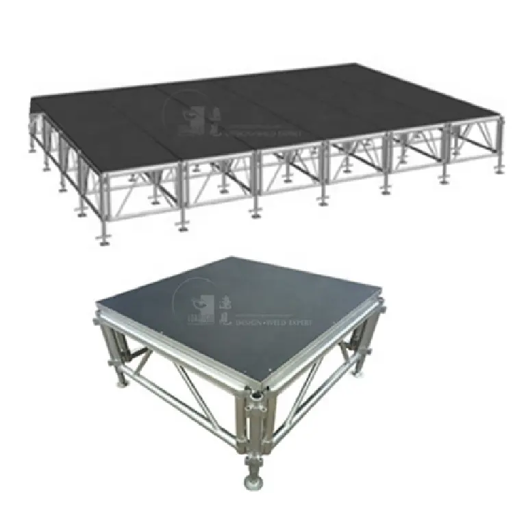 Plataforma portátil de aluminio para conciertos, para eventos y bodas