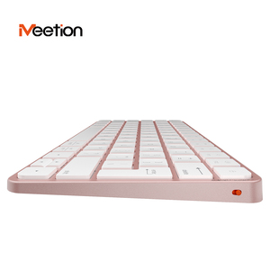 Para Meetion C210 Slim & Mini Wireless Keyboard Mouse Combo Daul Model Recargable Compact Multi-Device para múltiples dispositivos - Product Image 4