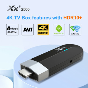2025 Android TVスティックX98 S500ドングル4KアムロジックS905Y4クアッドコア2GB RAM 16GB ROM 32GB ROM簡単Android TV Android 11 USプラグ - Product Image 3