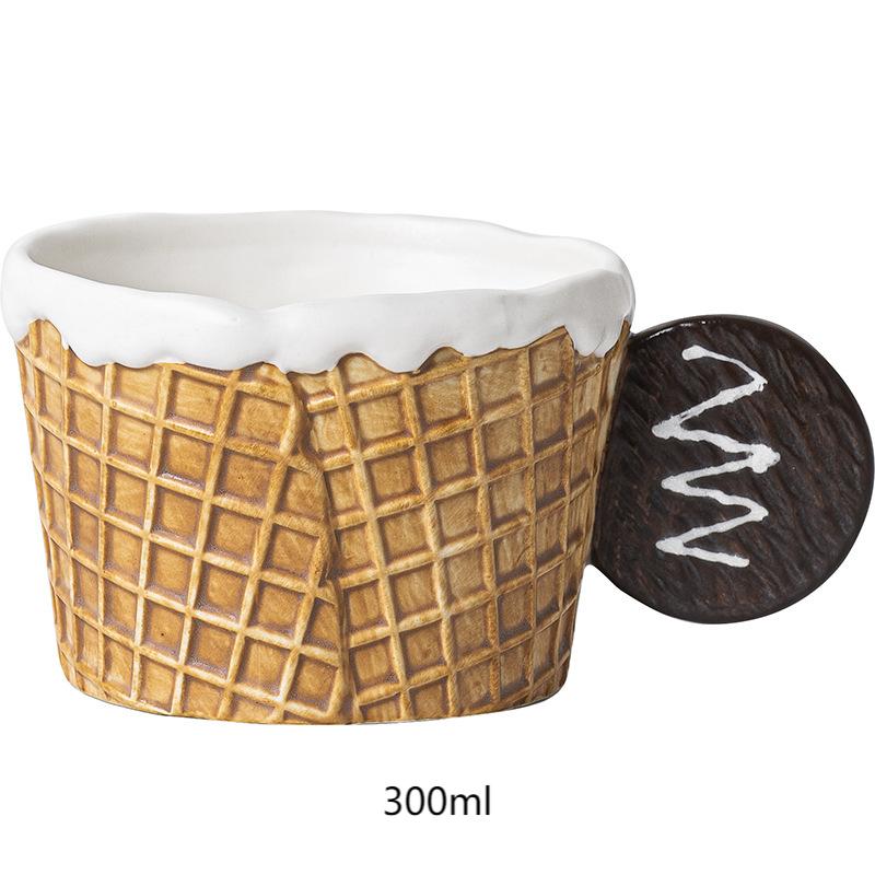 Brown cookie cup