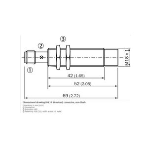 Sensor de proximidad inductivo, - Product Image 2