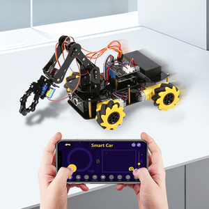 ACEBOTT 8 Kinder Starter Programmierung STEM Education ESP32 AI Smart Robotic Arm Auto DIY Lernkit für Arduino