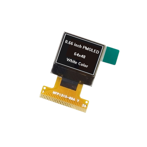 Tamaño pequeño 0,66 pulgadas 64*48 SPI I2C interfaz Mono OLED LCD módulo pantalla monocromática blanca PMOLED pantalla 28Pin SSD1315 paralelo - Product Image 5