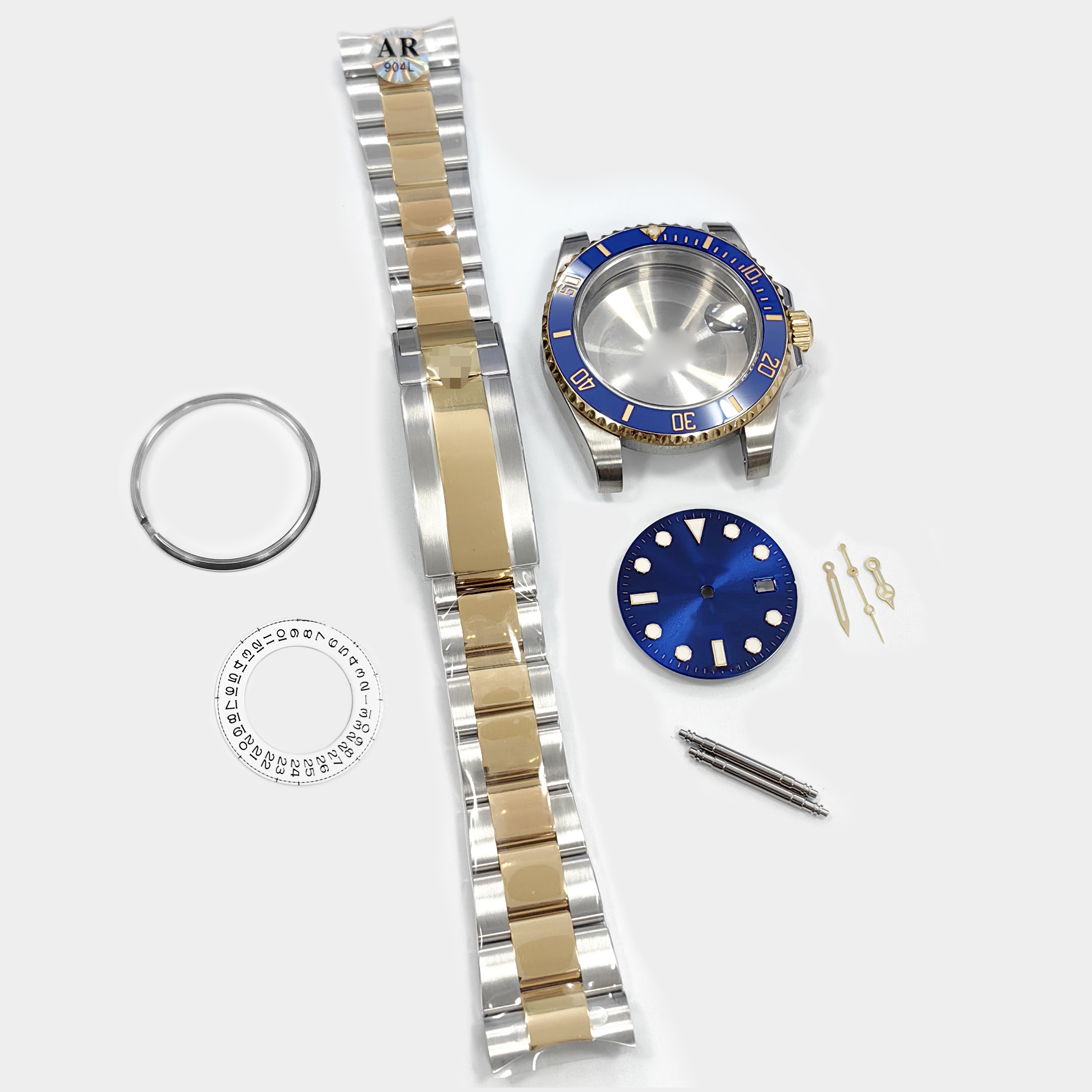 41mm Blue gold for 3235