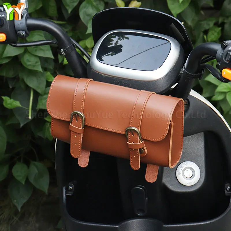 YY RTS sıcak satış Vintage bisiklet deri çanta eyer/gidon/şasi çantası bisiklet gidon çantası Messenger