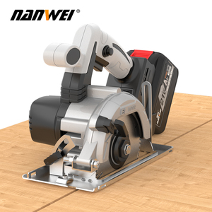 NANWEI fabrika satış 21V elektrikli dairesel testere yuvarlak testere çok fonksiyonlu açı ayarı fırçasız Motor lityum - Product Image 4
