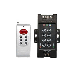 8-Tasten-HF-RGB-Controller DC 12V 24V RF Wireless-Dimmer-LED-Controller für LED-Streifen mit Lichterkette - Product Image 1