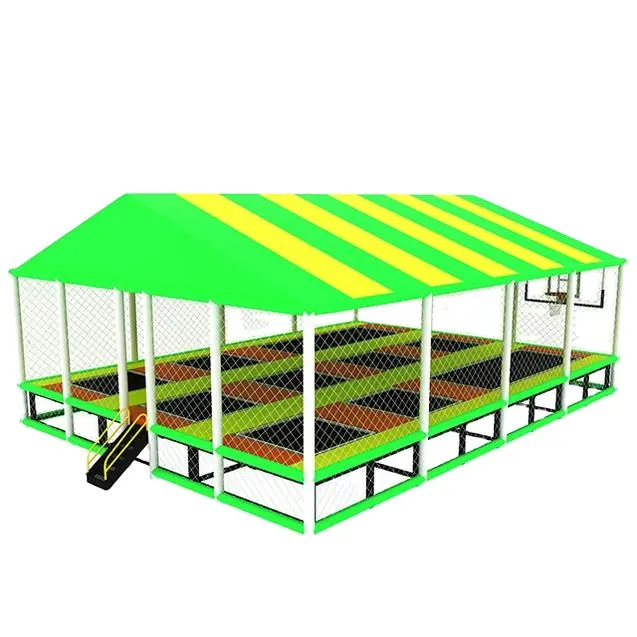 Trampolino Fitness salto di alta qualità Area del parco vendita vendita calda promozionale per bambini attrezzature per l'intrattenimento trampolino Park