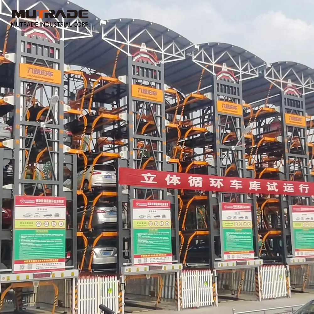 Soluciones de estacionamiento de automóviles Carrusel estacionamiento inteligente edificio autoestacionamiento vertical estacionamiento rotativo de automóviles