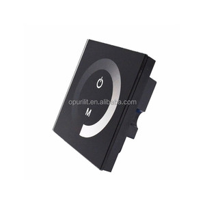 86 Type Wall Switch RGB Touch Panel <strong>Controller</strong> DW CCT RGB Full Touch Tempered Panel Dimmer Wall Mounted Touch Switch <strong>Controller</strong> - Product Image 3