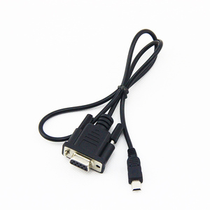 Wholesales Custom 3ft 1meter RS232 <strong>Serial</strong> DB9 Female to Mini B USB2.0 5pin Male Cable - Product Image 1
