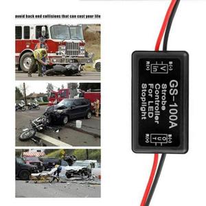LED Brake <strong>Light</strong> Tail Stop <strong>Light</strong> 12-30V Flash Strobe Controller LED Flasher Module <strong>GS</strong>-100A - Product Image 5