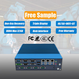 Wand montierter Industrie computer Linux OS Industrial Edge Computing Der Core i7 32G High Running Embedded Industrial Mainframe - Product Image 1