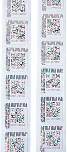 3D Custom QR <strong>Code</strong> Serial Number Tamper Proof Sticker Anti-counterfeiting Security Label with Verify System - Product Image 3