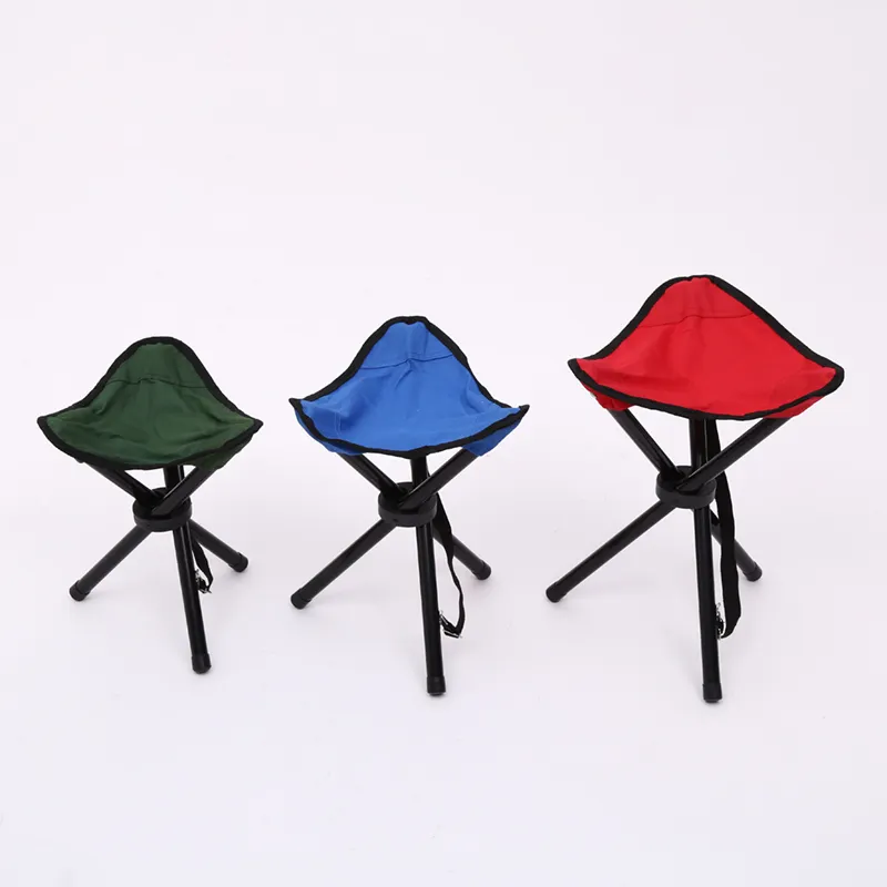 Wholesale Insulated Fishing Tripod Stool Double Design 3 Leg Camp Stool Stadium Seat Foldable Tripod Camping Stool