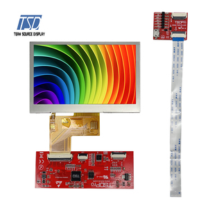 4,3 "TFT transmisiva 480x272 res 450nits IPS de ST7282 HMI 4,3 pulgadas UART pantalla LCD con PCAP/RTP - Product Image 3