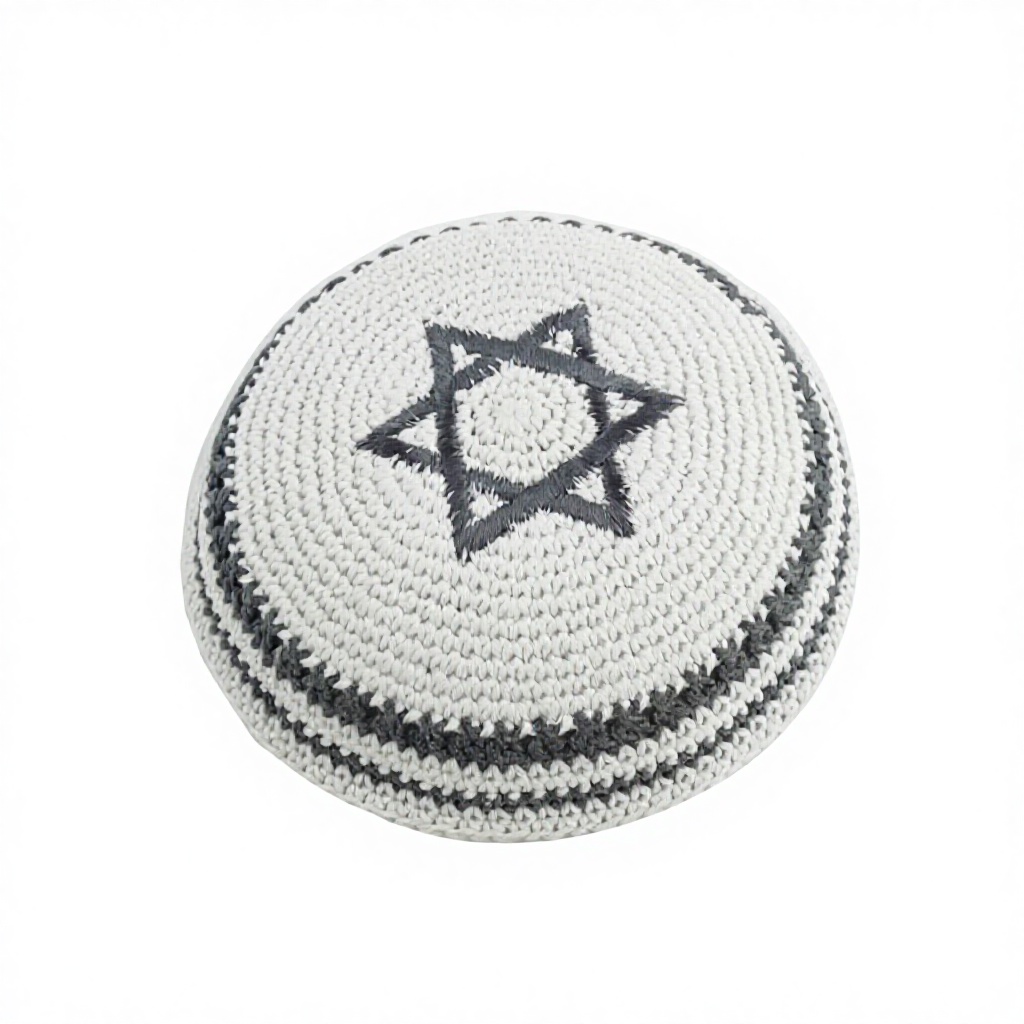 Blanc + foncé.gris 19cm