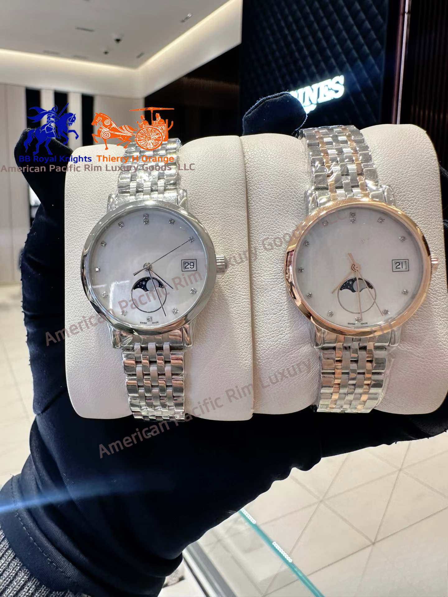 สีขาว (สาย, หน้าปัด, ขอบตัวเรือน เลือกได้)