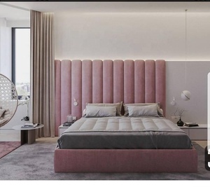 Tấm Ốp Tường Mềm Bằng Vải Khách Sạn Tấm Đầu Giường Cỡ King Queen Cho Trẻ Em Tấm Ốp Tường Bọc - Product Image 1