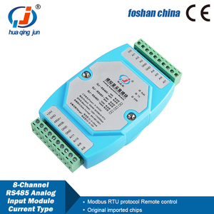 Huaqingjun 8-Channel <strong>RS485</strong> Modbus <strong>Analog</strong> <strong>Input</strong> Acquisition AI <strong>Module</strong> 0-20mA 4-20mA for Angle Valve - Product Image 3