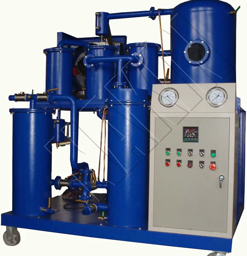 Máquina de tratamiento de regeneración de lubricación, purificador de aceite hidráulico, deshidratación al vacío, filtración de aceite de turbina, certificación CE