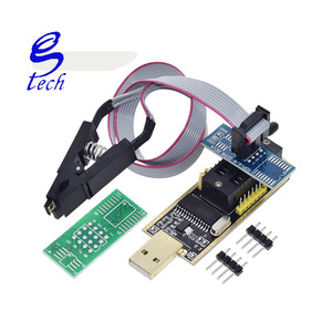 SOIC8 24 25 סדרת EEPROM פלאש ה-BIOS USB מתכנת מודול + SOIC8 SOP8 מבחן קליפ עבור EEPROM 93CXX / 25CXX / 24CXX מתאם - Product Image 1