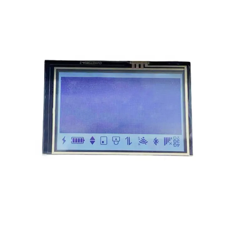 POS FSTN Tampilan COG Segmen SPI Antarmuka Listrik LCD dengan Positif Sepenuhnya Transparan