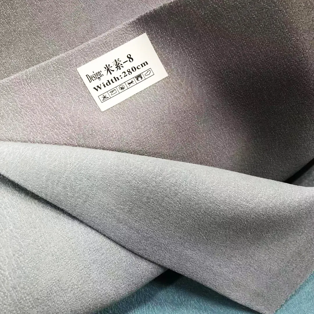 Diskon besar pabrik Keqiao kain Jacquard kualitas tinggi lebar 280-320cm bordir indah gorden gelap kain tekstil rumah