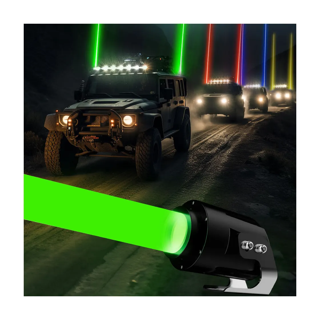 Car universal 4x4 offroad whip laser spot light motorcycle auxiliary 3 Inch mini led not laser fog/driving lights for atv utv