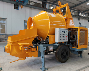 MINLE Bơm TRỘN BÊ TÔNG Diesel 40m 3/H/Máy Trộn Bê Tông Di Động Di Động Có Bơm Bán Tại Philippines - Product Image 1