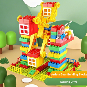 Juego de bloques de construcción de programación STEM de 299 Uds., montaje DIY, bloques de engranajes de Control remoto eléctrico, juguete de construcción de ingeniería con Motor