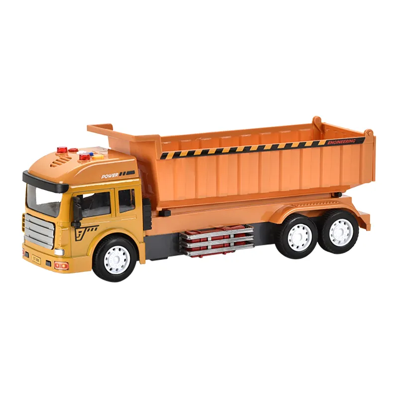 Brinquedo favorito para crianças 1/16 caminhão de brinquedo veículo de plástico caminhão de fricção brinquedos de construção caminhão de descarga