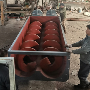 Dubbele Shaftloze Schroeftransporteur Met Hoog Koppel 10% Een Energiebesparende Fabriek Voor Het Ontwerpen Van Biomassa-Materialen - Product Image 5