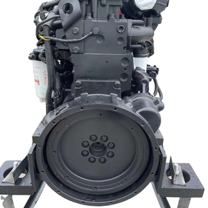 Orijinal kullanılmış motor inşaat makineleri 6 silindir 8.9L motor komple qsl 8.9 qsl9 dizel motor