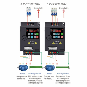 JHI780 4.0KW Three-Phase VFD Drive 380V Inverter <strong>Vector</strong> <strong>Control</strong> <strong>Variable</strong> Frequency Drive Controller for <strong>Speed</strong> Motor Output - Product Image 2