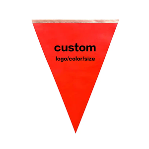 Nuevo impreso personalizado 3x5 mano ola Mesa asta de bandera publicidad coche banderas cadena rectángulo empavesado jardín triángulo banderín banderas - Product Image 2