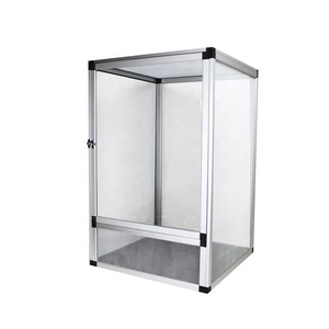 BW-06 katı desen 60*60*120cm PVC örgü sürüngen kafes alüminyum Metal evcil hayvan kafesi evcil katı desen tasarımı ile teraryum - Product Image 1