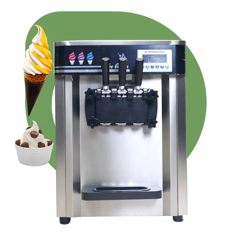 Доступная коммерческая машина для приготовления мороженого, домашняя настольная машина для приготовления свежего мороженого, цена в Китае