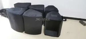 8+2 Speaker Linear Array Audio - Linear Array 4+2 Full Frequency <strong>Active</strong> Ultra-Low Sound Protective <strong>Covers</strong> Rain <strong>Cover</strong>