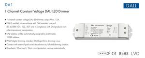 DA1 DC12V 24V 1 канал постоянное напряжение 15A с цифровым адресным интерфейсом пуш-ап тусклый выключатели со светодиодным индикатором - Product Image 6