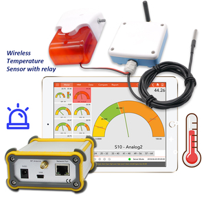 Sensore di temperatura senza fili con relè compatibile con entrambi i dispositivi iOS e Android temperatura digitale e controllo di umidità - Product Image 1