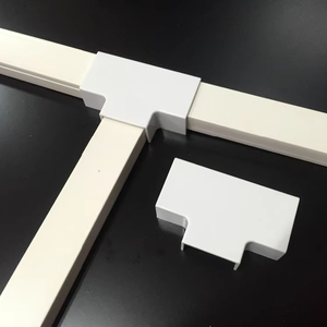 Aluminium Steel PVC Ducts Decorative <strong>Network</strong> Wiring Cable Duct <strong>Trunking</strong> with Fireproof Feature Slotted Plastic Electrical Tray - Product Image 1