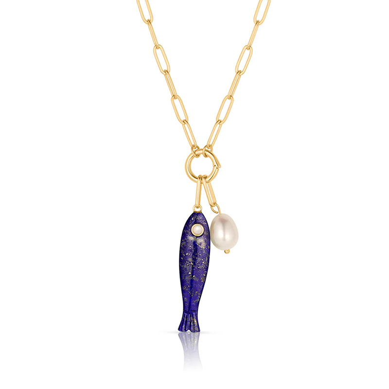 Placcato in oro 14k/18k - lapislazzuli