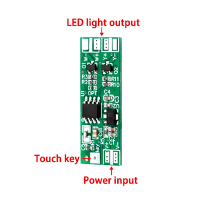 DC12V/24V Interruptor de sensor táctil Módulo de atenuación LED Interruptor de metal táctil de una sola tecla - Product Image 2