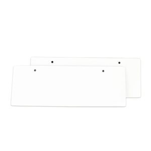 מוזמן אישית כל צורת העידון mdf לוח ריקים MDF מלבן דלת פלאק קולב בית קיר דלת דקור 11x4 אינץ