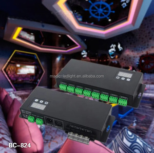 BC-824 24 canali 860w 12v 1720W 24V 3-Display digitale mostra DMX512 a tensione costante PWM Dimming segnale decodificatore DMX Driver - Product Image 6