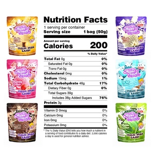 Minicrush mới đóng băng khô kẹo kem trái cây có hương vị cookie trong bao bì túi - Product Image 6